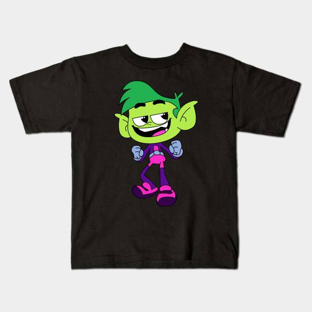 Cute Beast Boy Teen Titans Go Kids TShirt TeePublic